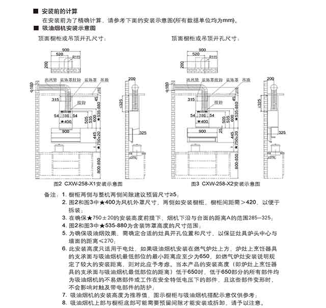 【吸油烟机cxw-258-x2】功能_参数_安装图-fotile方太