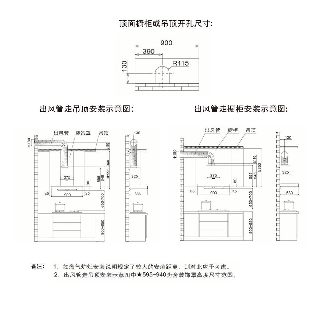 抽油烟机安装方法图解图片